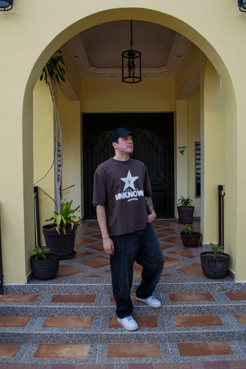 INTO THE UNKNOWN TEE MOCHA