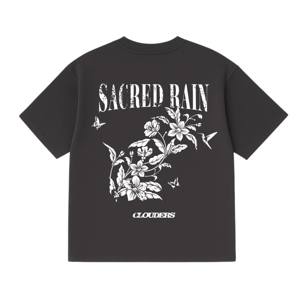 SACRED RAIN TEE GRAY