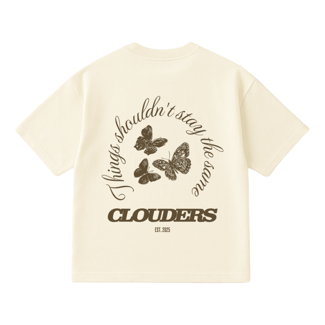BUTTERFLIES TEE CREAM
